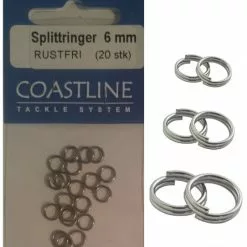 Splittringer Rustfri (10-pkn)