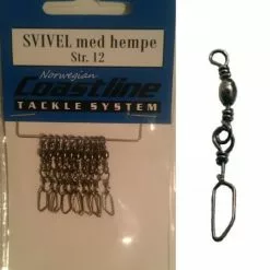 Svivel M/hempe - Sort (Coastline)
