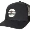 Simms Trout Patch Trucker Black