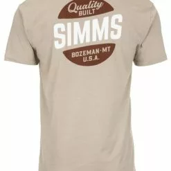 Simms Quality Built Pocket T-Shirt Khaki Heather