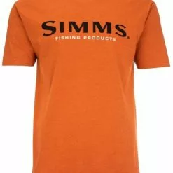 Simms Logo T-Shirt Adobe Heather