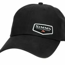 Simms Oil Cloth Cap Black