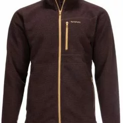 Simms Rivershed Full Zip Mahogany
