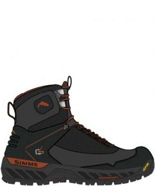 Simms G4 Pro Powerlock Boot - Felt Carbon 1 Simms G4 Pro Powerlock Boot - Felt Carbon