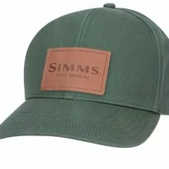 Simms Leather Patch Cap Foliage