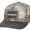 Simms Mesh All-Over Trucker Hex Flo Camo Earth